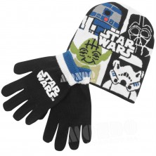 Детский набор (шапка + перчатки) Star Wars