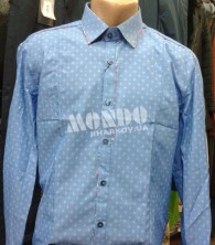 Мужская рубашка  с узором Mondo