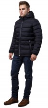 Сине-черная зимняя мужская куртка модель 15181 (ОСТАЛСЯ ТОЛЬКО 50(L))