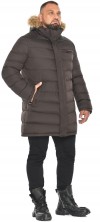 Зимняя куртка мужская с манжетами кофейная модель 49718 54 (XXL)