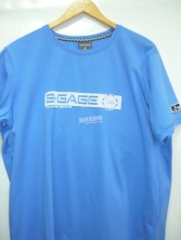 Мужская футболка синего цвета с принтом Baggage