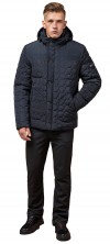 Стильная куртка осенняя на мужчину цвет тёмно-синий-чёрный модель 3570 (ОСТАЛСЯ ТОЛЬКО 46(S))