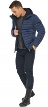 Куртка – воздуховик практичный зимний мужской цвет джинс модель 48210 (ОСТАЛСЯ ТОЛЬКО 48(M))