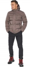 Куртка – воздуховик ореховый мужской на осень модель 43520 (ОСТАЛСЯ ТОЛЬКО 54(XXL)) 56 (3XL)