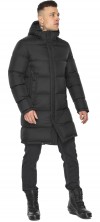 Стильная мужская чёрная куртка зимняя модель 49773 (ОСТАЛСЯ ТОЛЬКО 56(3XL))