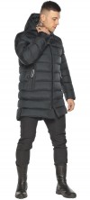 Практичная мужская куртка зимняя графитовая модель 49008 (ОСТАЛСЯ ТОЛЬКО 54(XXL)) 56 (3XL)