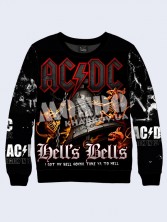 Мужской свитшот AC/DC HELLS BELLS