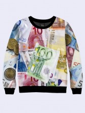 Мужской свитшот Евро валюта