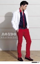 Мужские джинсы красные Mondo