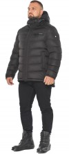 Короткая мужская куртка чёрная модель 49768