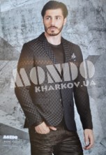 Стильный мужской пиджак с узором Mondo